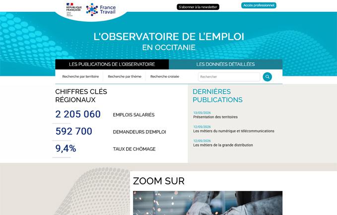 Observatoire régional de l'emploi Occitanie
