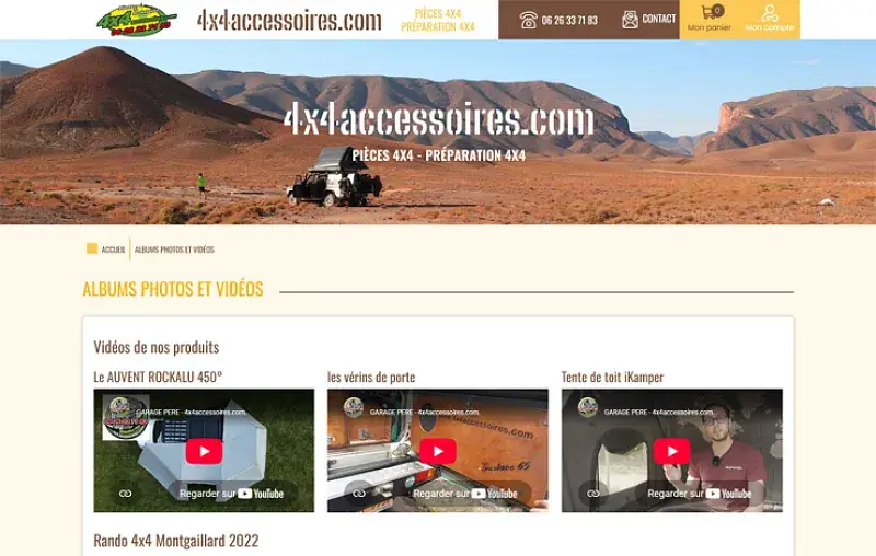 Vidéos et photos de véhicules 4x4